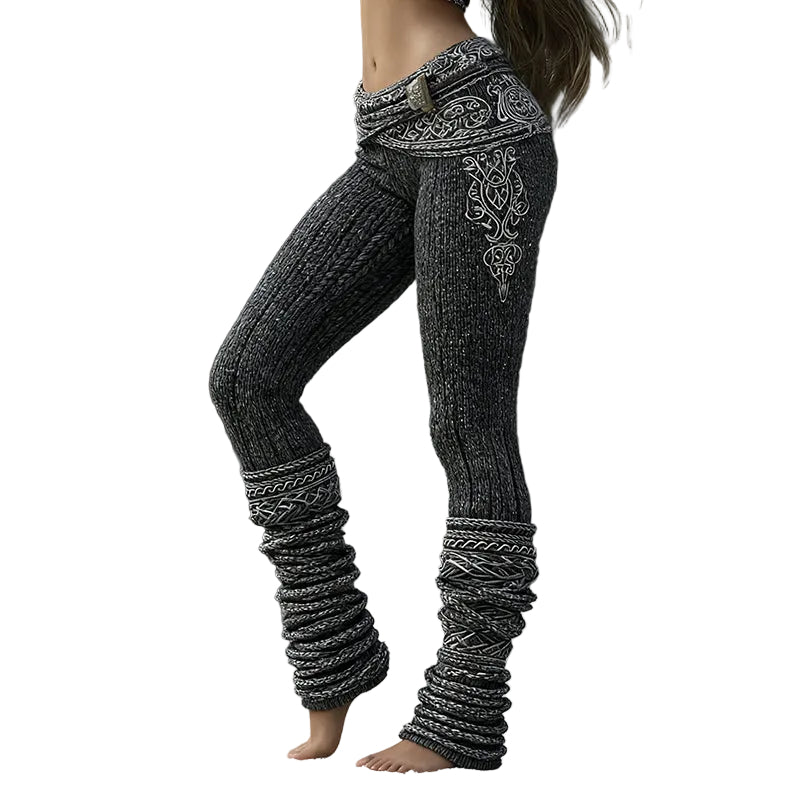 Women's Viking Celtic Pattern Art Cozy Leggings