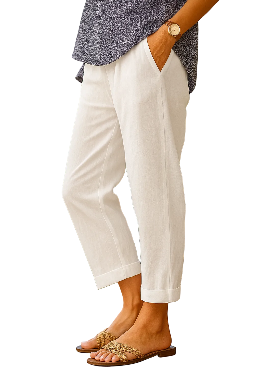 Clementine - Elegant Lightweight Trousers