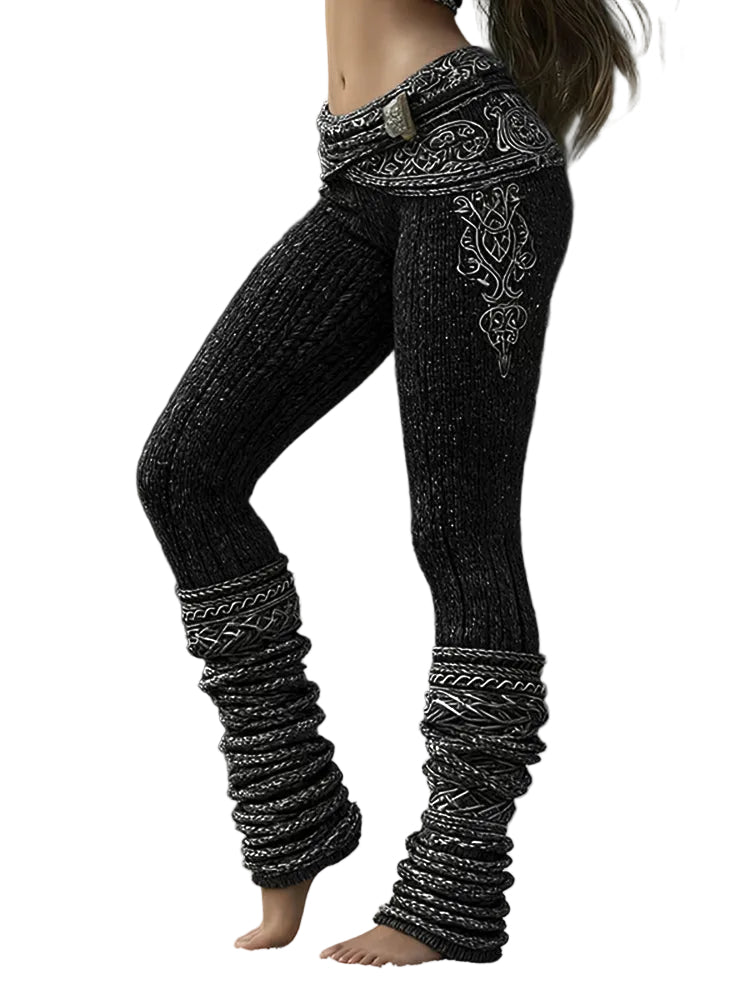 Women's Viking Celtic Pattern Art Cozy Leggings