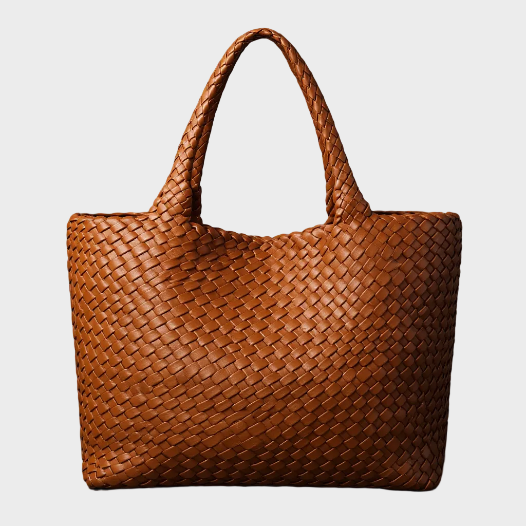 Lana Handwoven Leather Tote